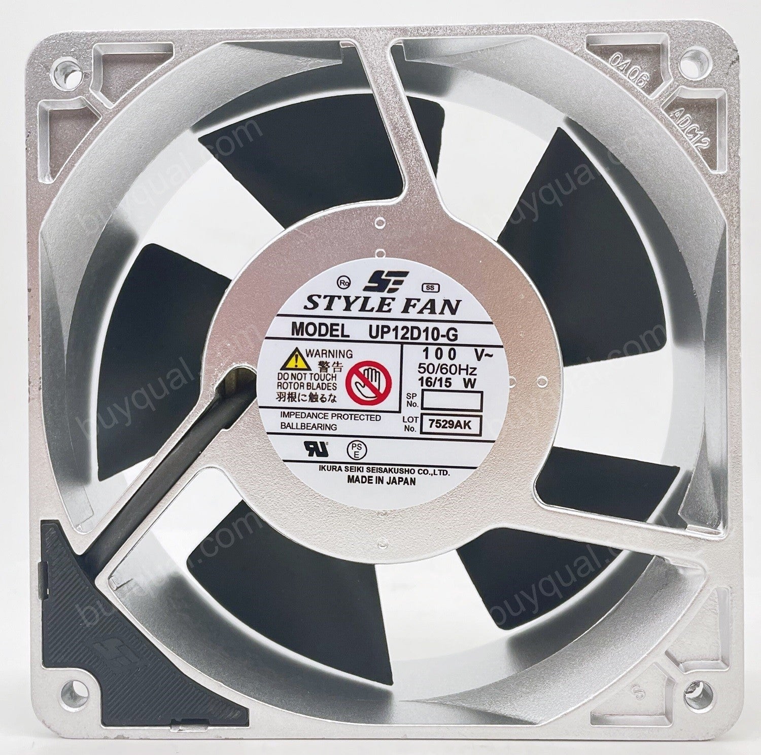 STYLE UP12D10-G 100V 16/15W Cooling Fan STYLE UP12D10-G 100V 16/15W Cooling Fan